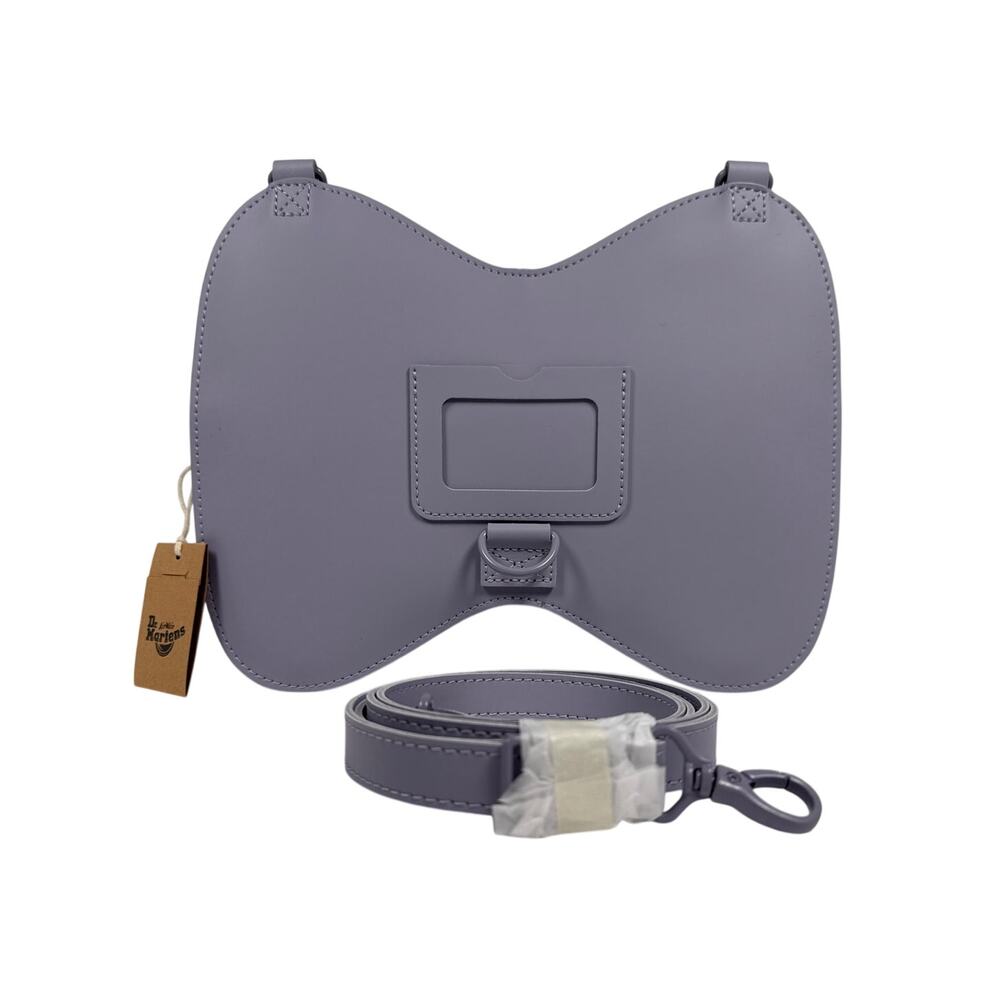 Dr. Martens Bow Bag Backpack Crossbody Purple Kiev Leather Structured - Picture 3 of 10